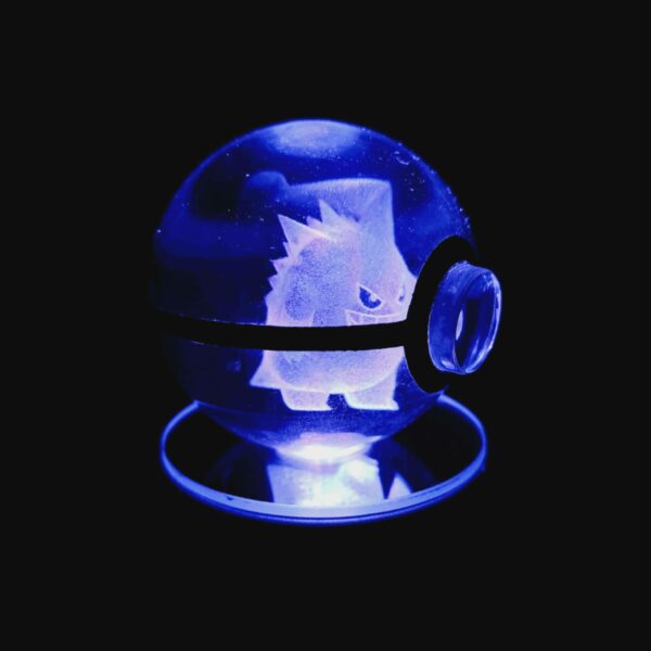 Lámpara de cristal de Gengar